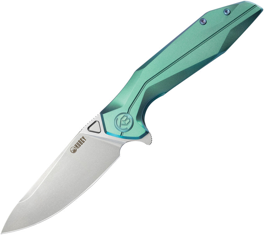 Nova Framelock Green Titanium - KUB235H