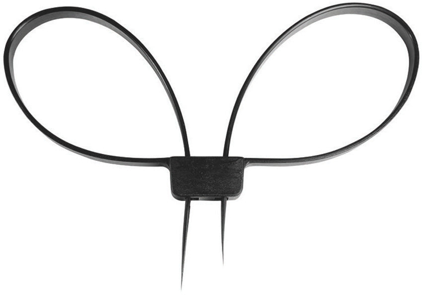Black Plastic Handcuffs - M4666
