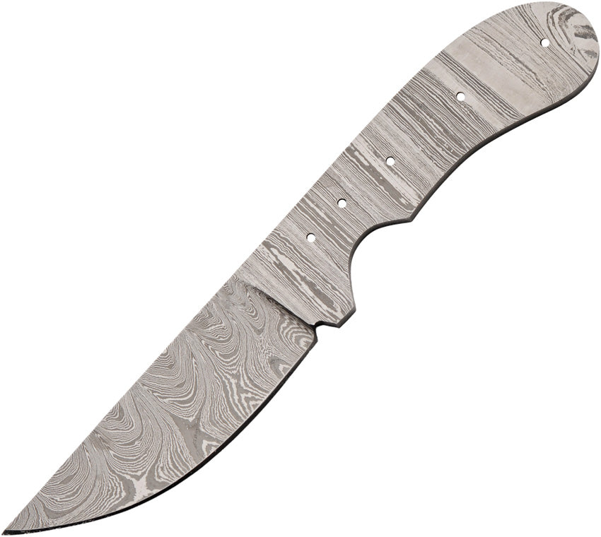 Straight Back Damascus Blank - BLDM2746