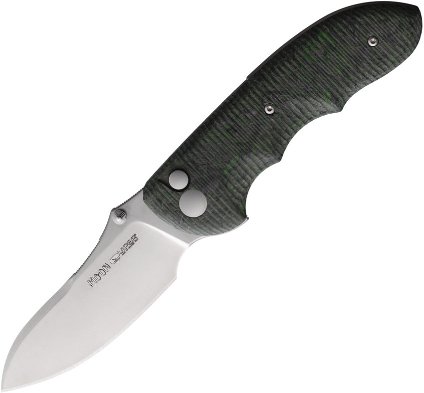 Moon Button Lock Green Matter - V6008FCV