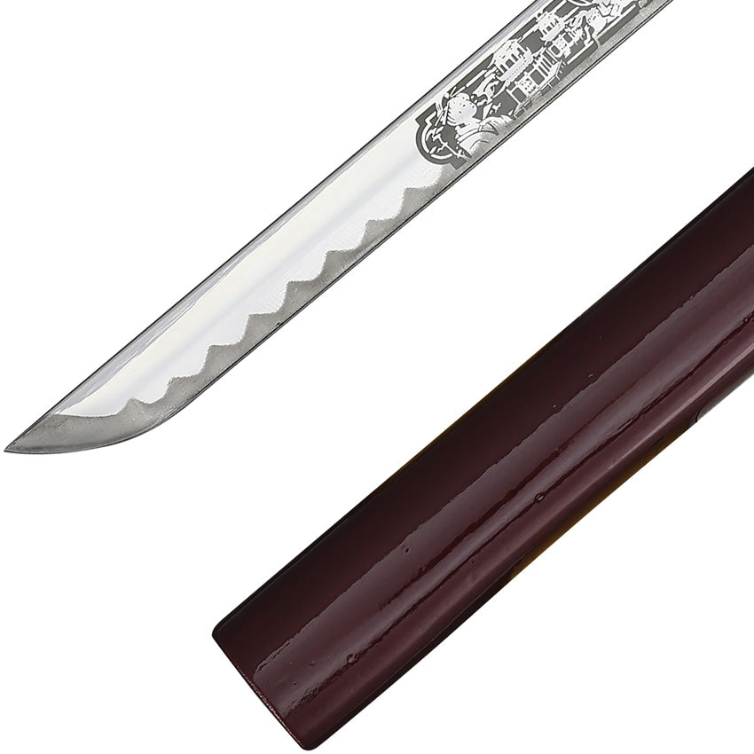 Katana Silver Engraved - CI178