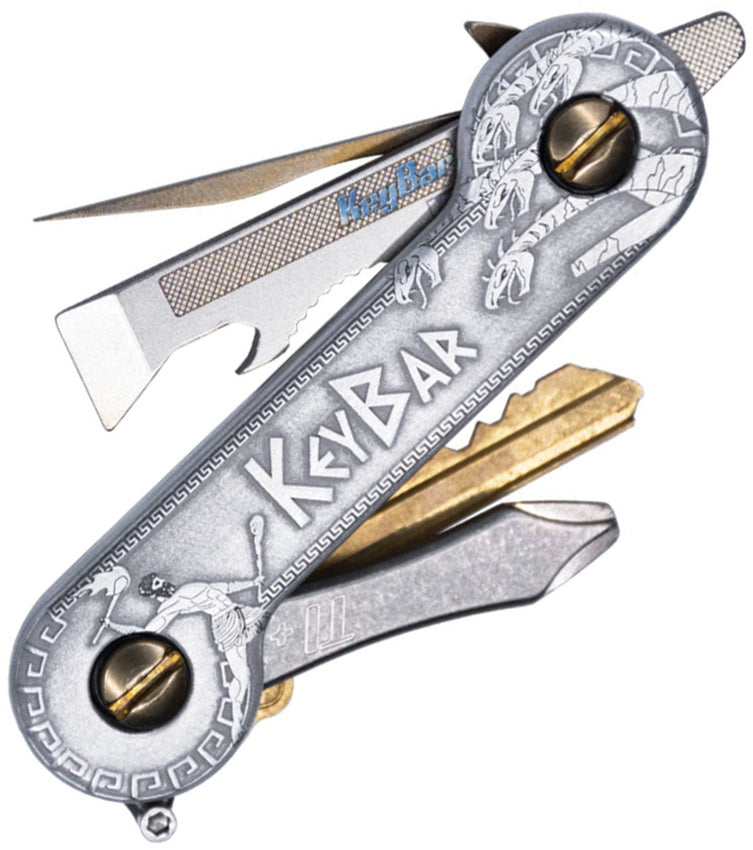 KeyBar Alum Engraved Olympian - KBR266