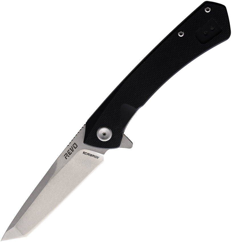 Warden 2 Linerlock Tanto A/O - REVWARDENTBLK