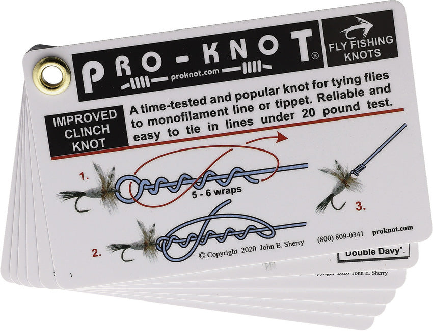 Fly Fishing Knot Tying Cards - PKFF202