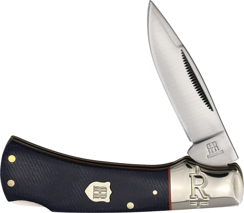 Lockback Denim Micarta - RR2354