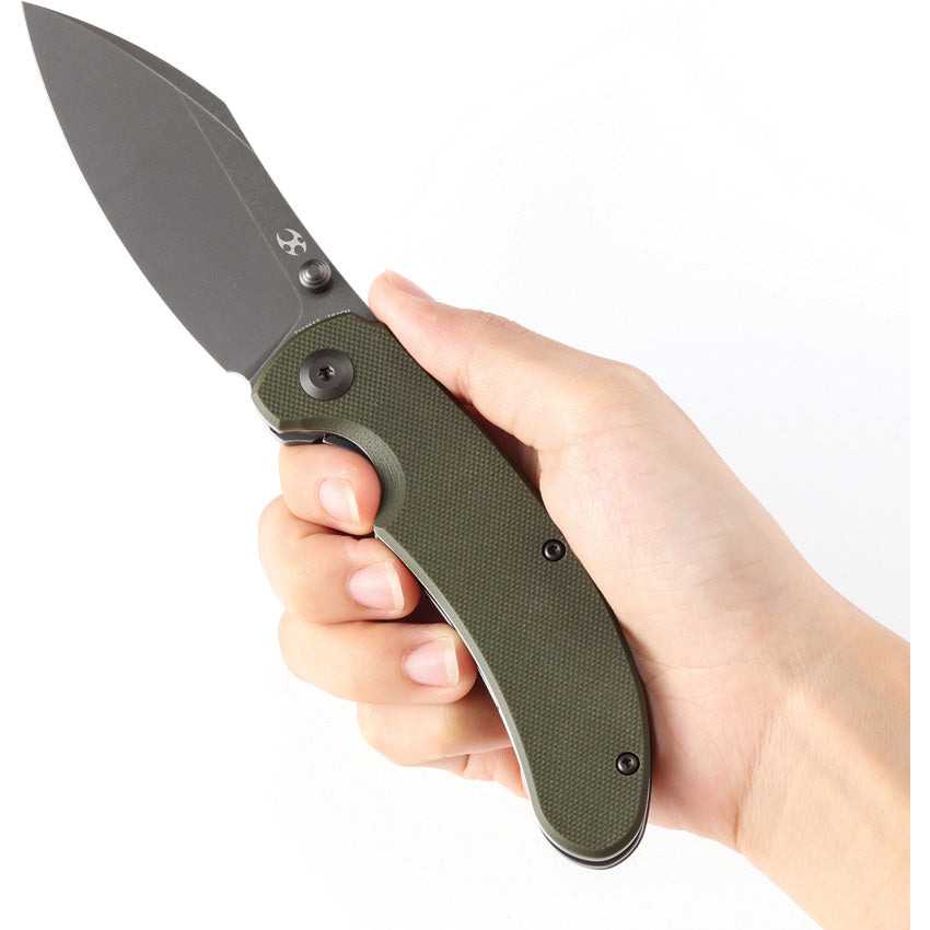 Nesstreet Linerlock Olive G10 - KT1039A3