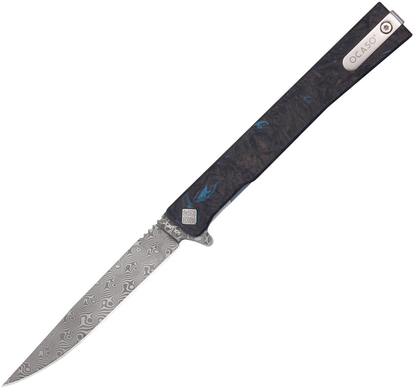 Solstice Framelock Damascus - OCA10IFB