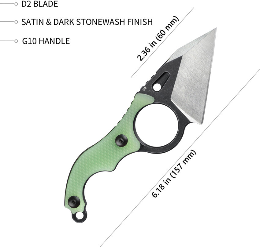 Hippocam EDC Fixed Blade - KUB166B