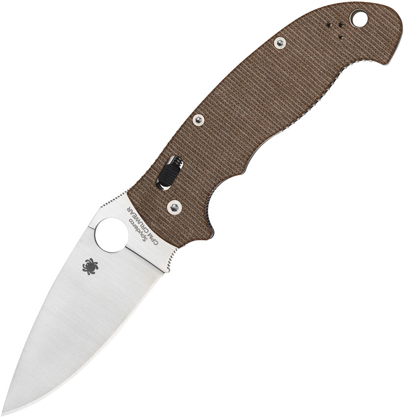 Manix 2 XL Brn Canvas Micarta - SC95MPCW2