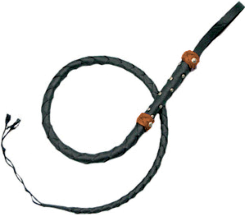 Mini Split Hide Bullwhip Black - OC008
