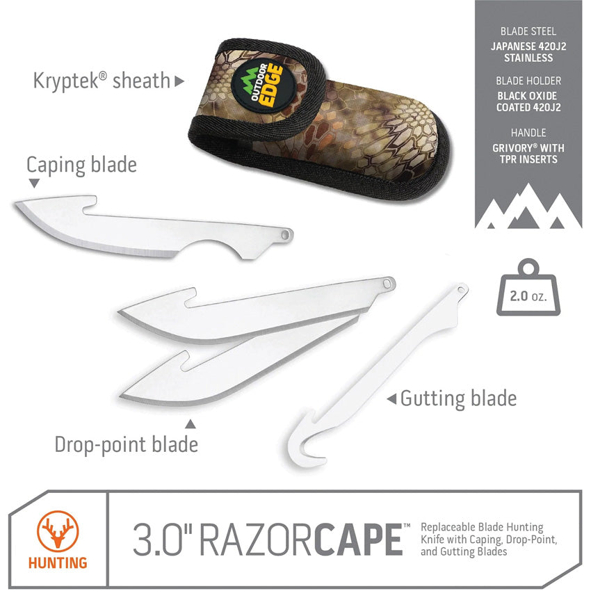 RazorCape Lockback Org - OERCB3010C