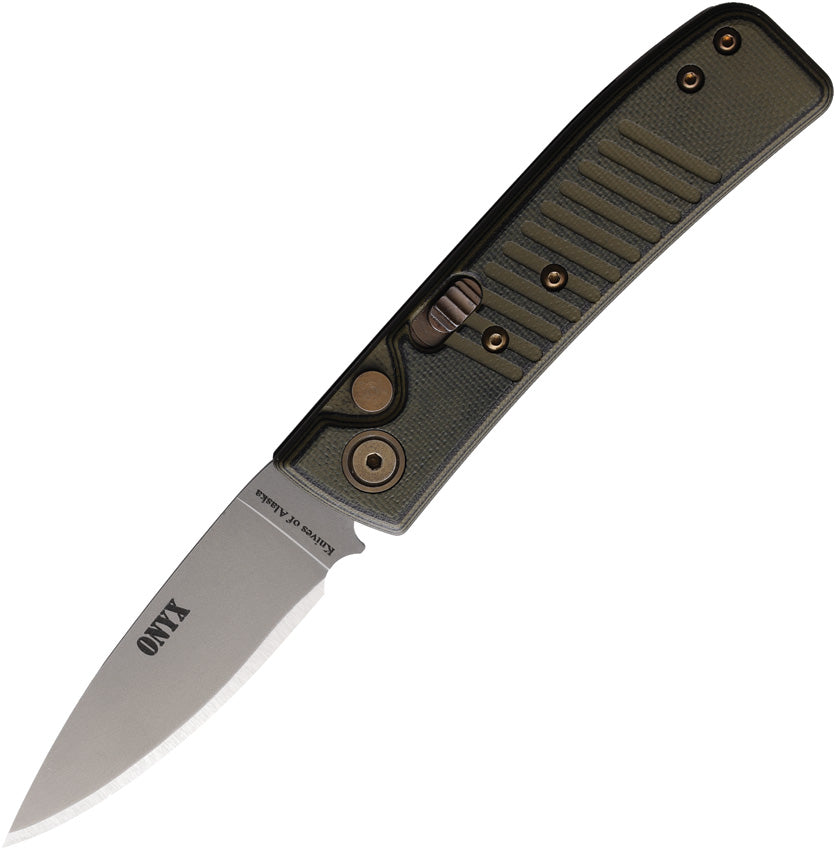 Auto Onyx Button Lock OD/Blk - KOA00945FG