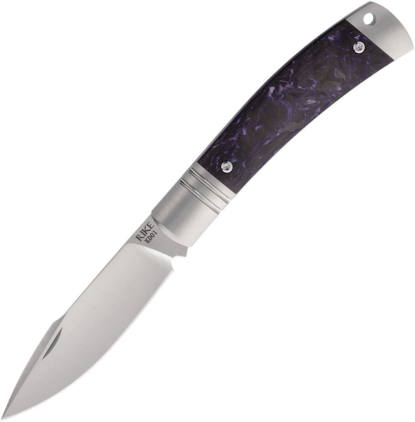 Slip Joint Black Purple CF - RKKD01PCF