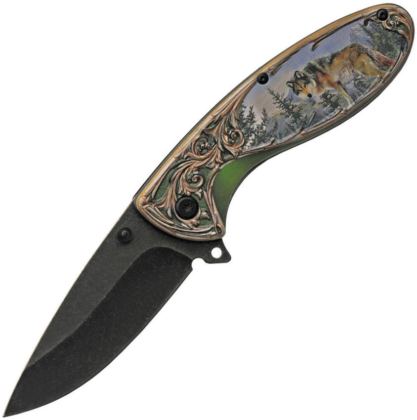 Wildlife Linerlock Wolf - CN300508WF