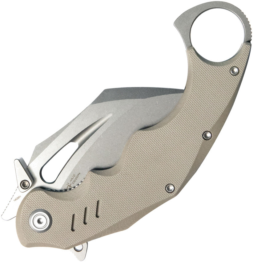 Wrath Karambit Linerlock Tan - KUB261C