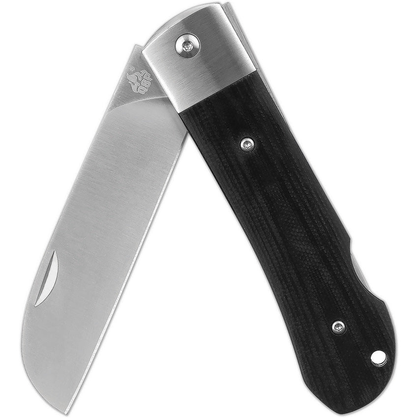 Worker Lockback Black G10 - QS128A