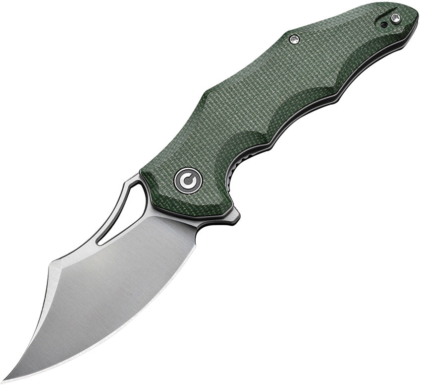 Chiro Linerlock Green micarta - CIVC230462