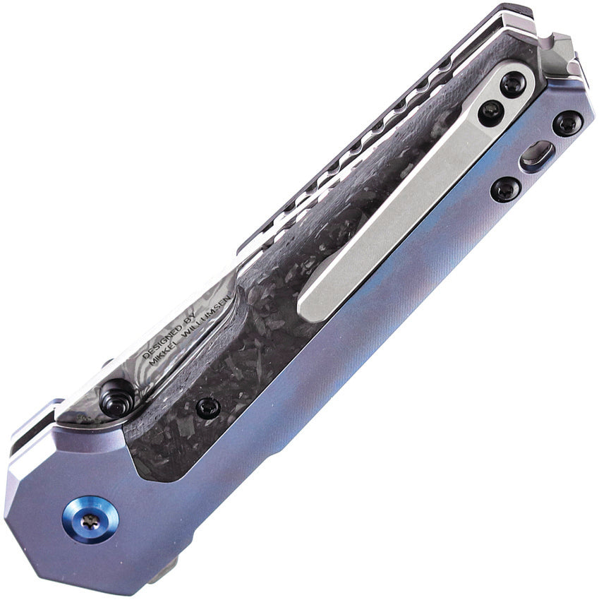 EDC Tac Button Lock Damascus - K2009A4