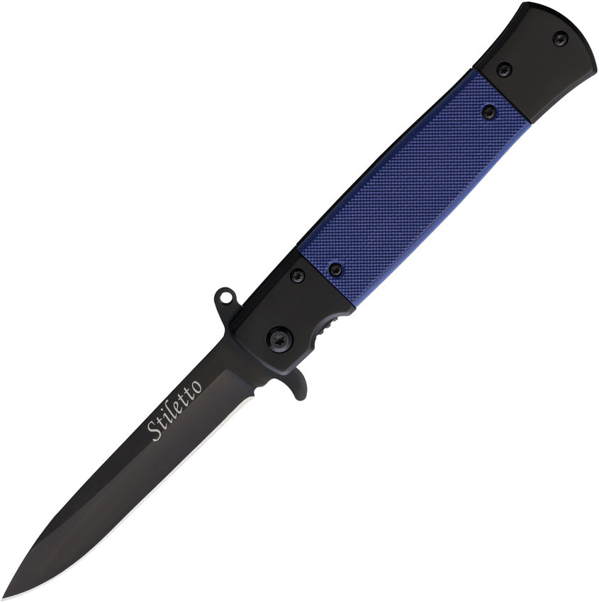 Stiletto Linerlock A/O Blue - EE10A96BL