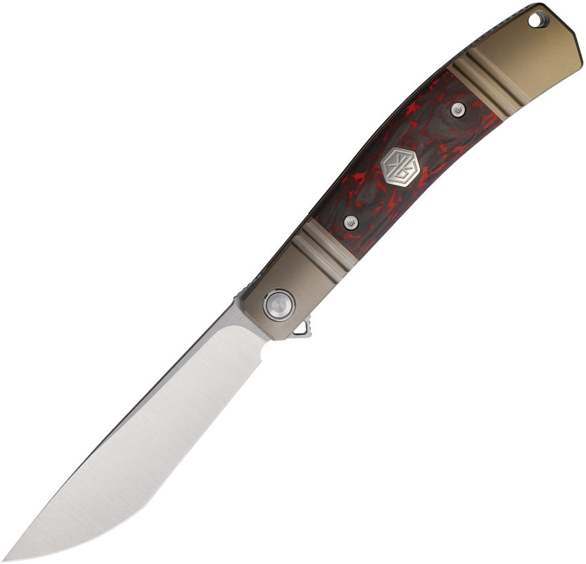 Framelock Bronze Red CF - RKKD02BRCF