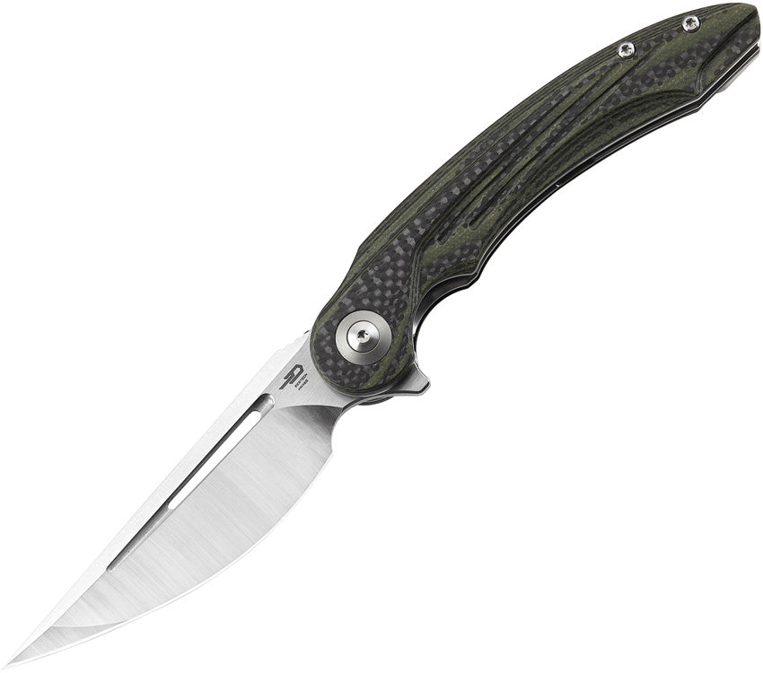 Irida Linerlock CF/G10 Green - BTKG25F