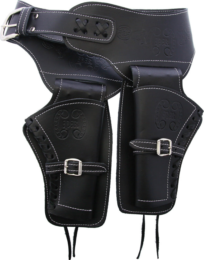 Lg Double Draw Holster Black - DX021L