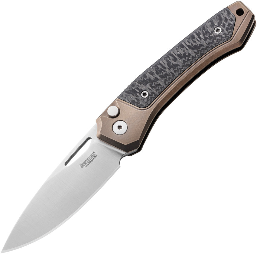 Twain Button Lock CF Brn - LSTTWBRCF