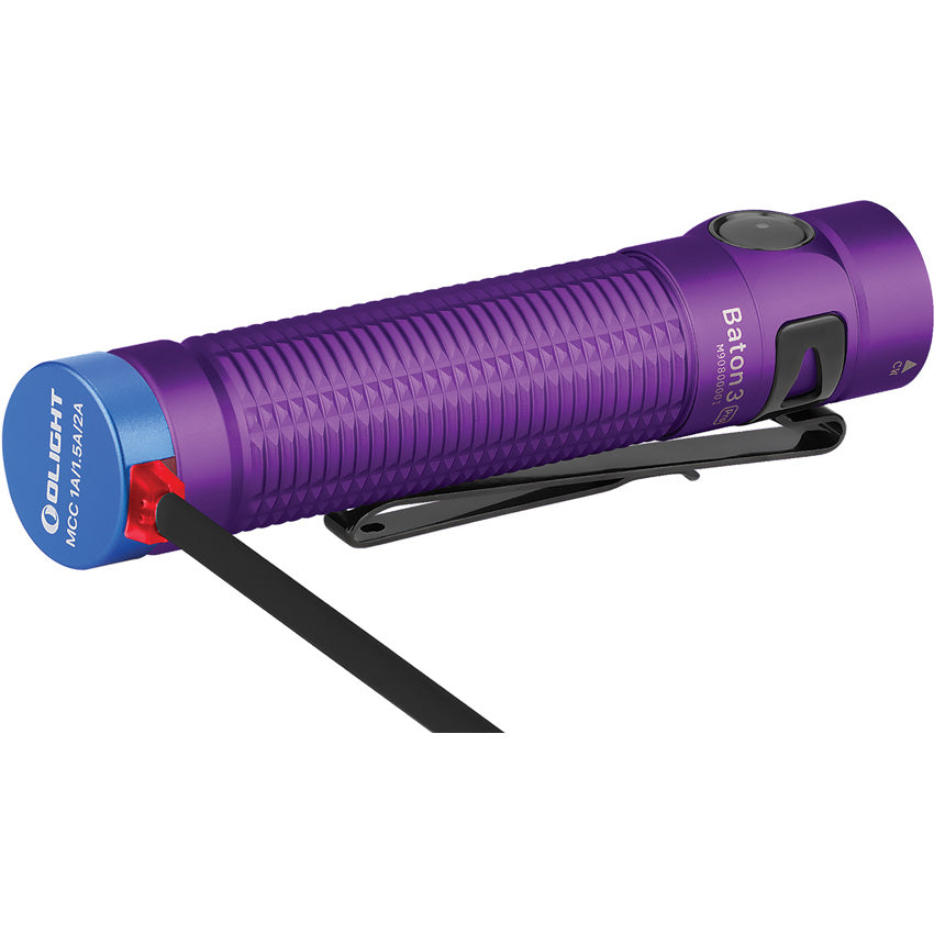 Baton 3 Pro Flashlight Purple - OLTBATON3PRPCW