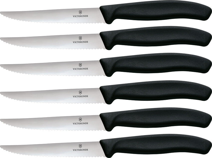 Steak Knife Set 6pc Black - VN6723320X2