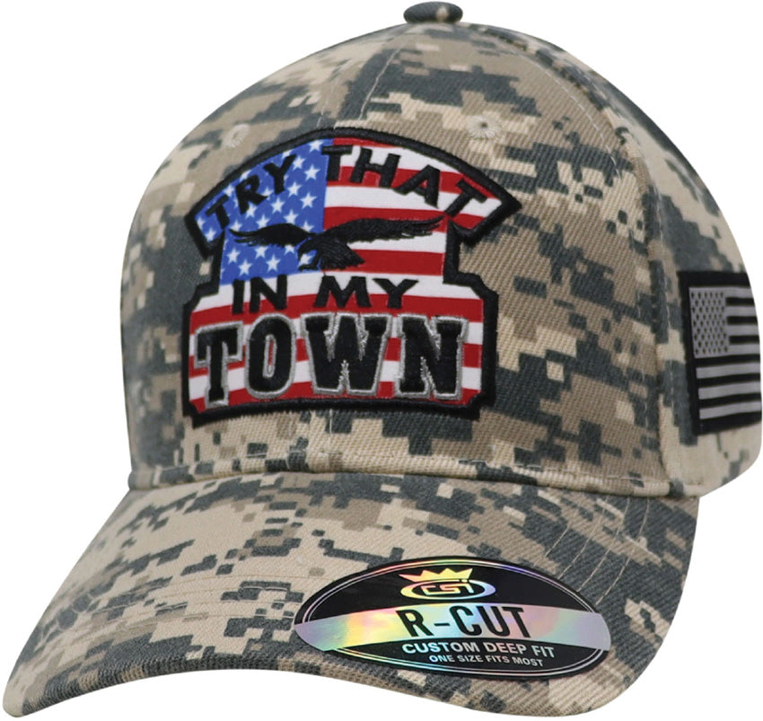 Hat Try That In My Town Camo - CPS49133