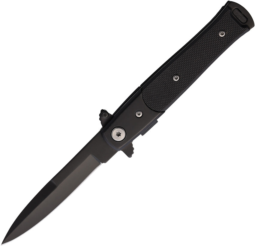 Stiletto Style Linerlock Black - STT27108BK2
