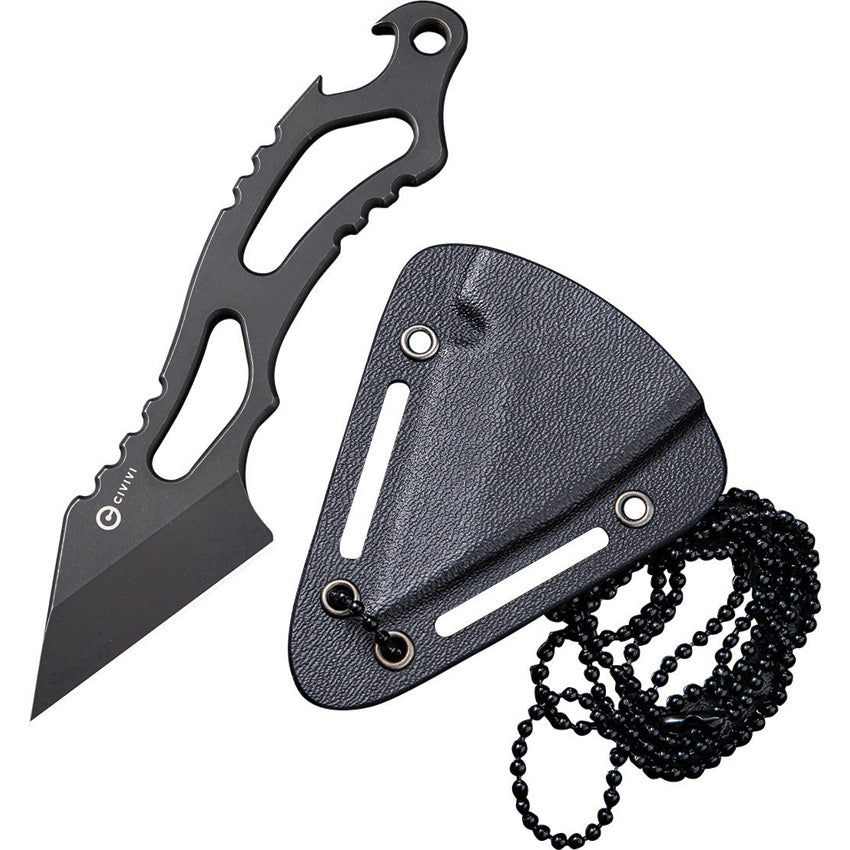 Kiri EDC Fixed Blade Black - CIVC2001B