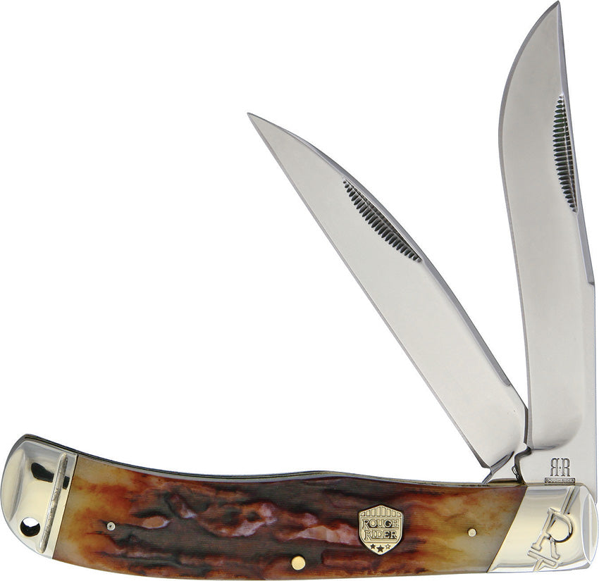 Jumbo Trapper Brown Stag Bone - RR1801