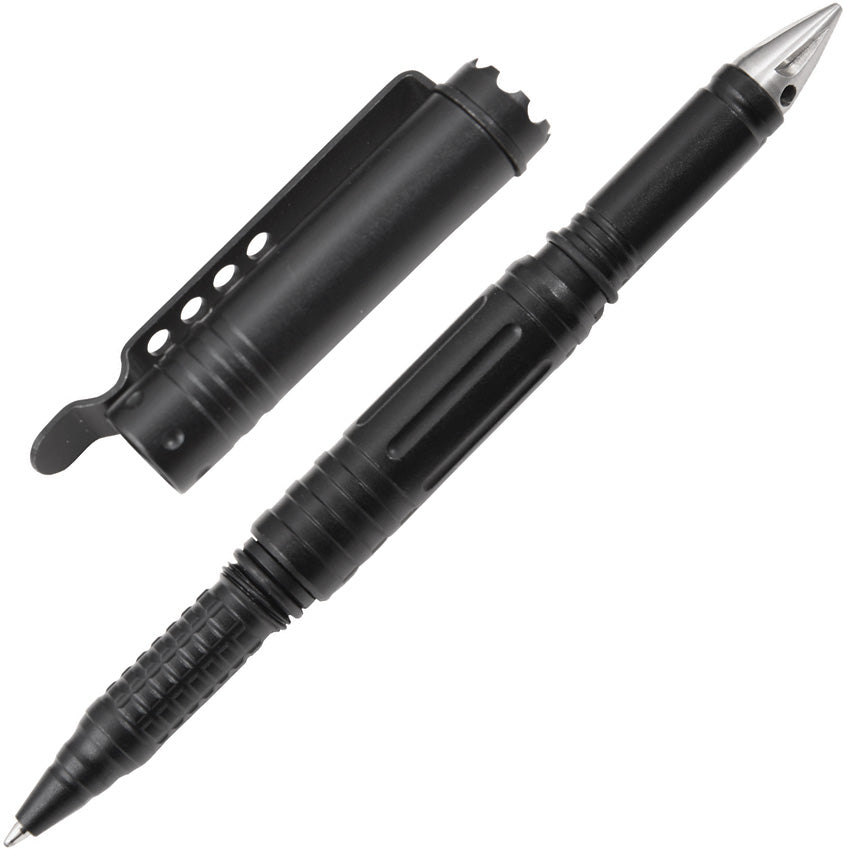 Tactical Pen With Crown Bezel - UZITP20BK