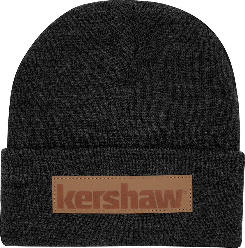 Gray Beanie With Patch - KSBEANIE