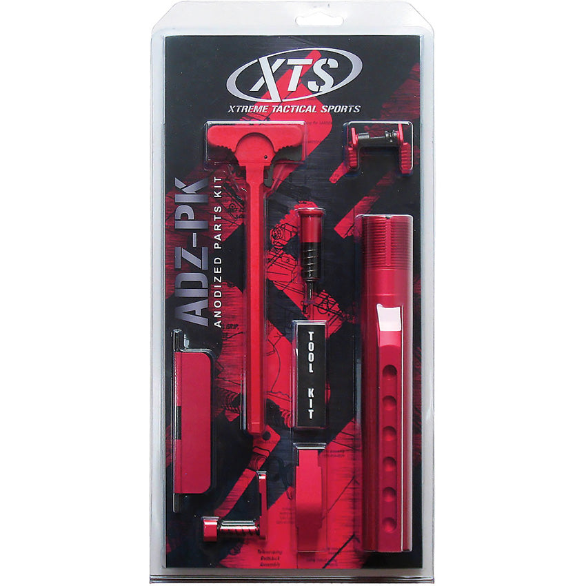 AR15 Parts Kit Red - XTSADZPKRD