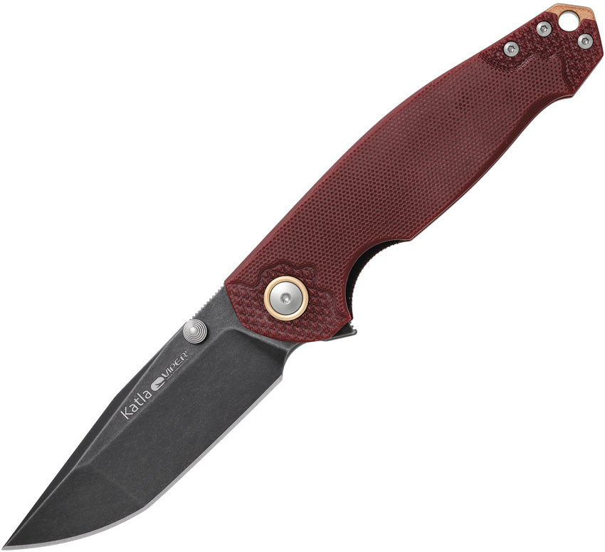 Katla Linerlock LE Red G10 - V5984GR3D