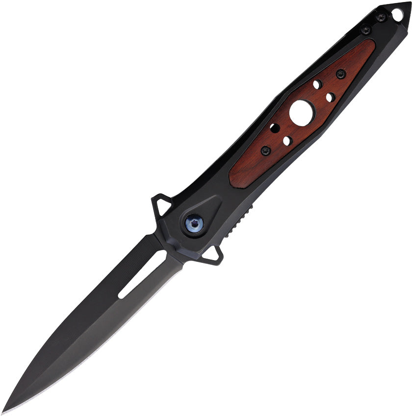 Linerlock A/O Black/Wood - EE10A123BW