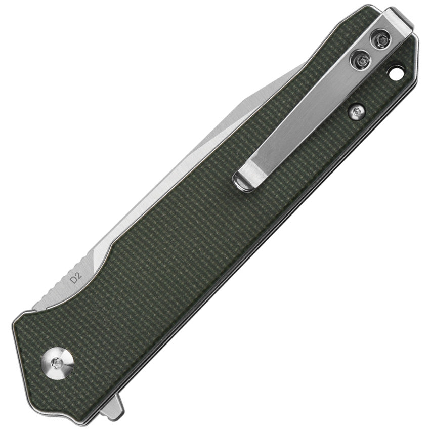 Mamba Linerlock Micarta Green - QS111I1