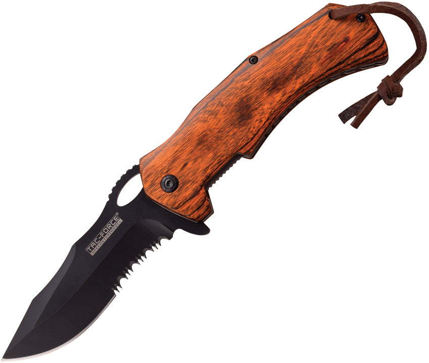 Linerlock A/O Brown Pakkawood - TF936BW