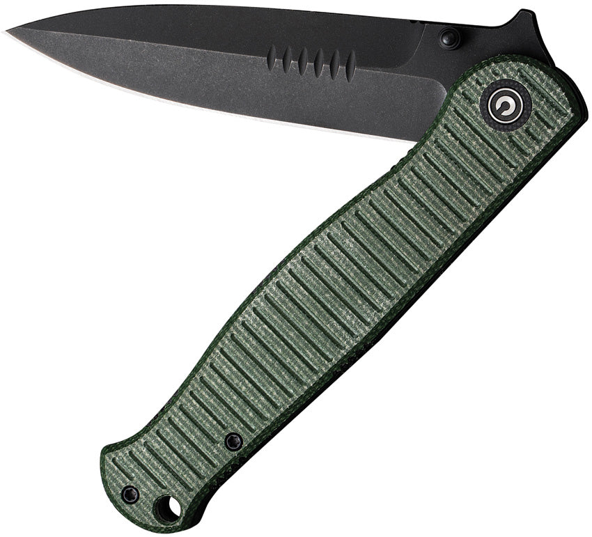 RS71 Linerlock Green Mic - CIVC230253