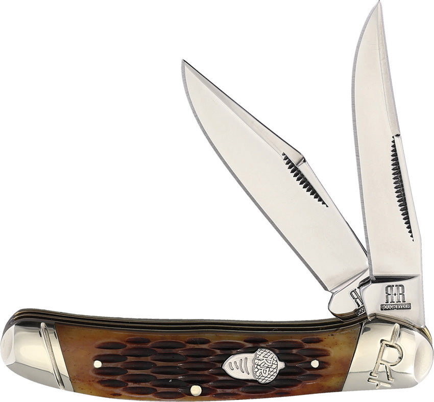 Copperhead Amber Jigged Bone - RR2289