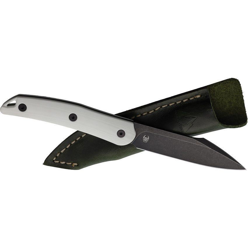 Kisame Fixed Blade White/Blk - CMBFB01B