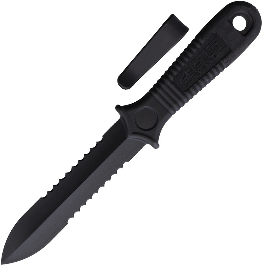 Long Kobe Boot Knife Black - AMG5511