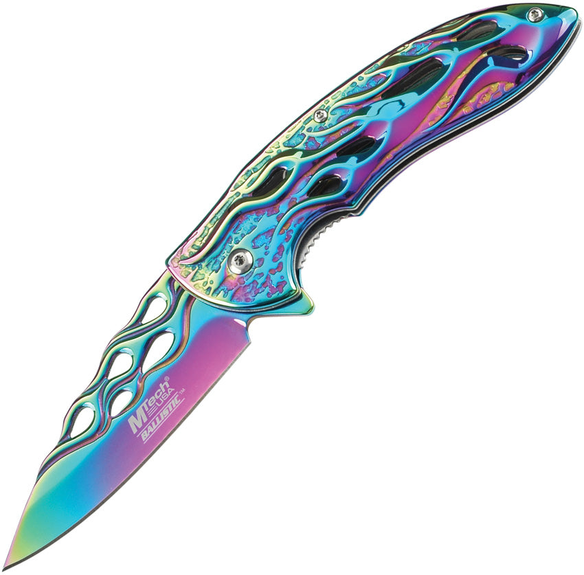 Flame Linerlock A/O Rainbow - MTA822RB