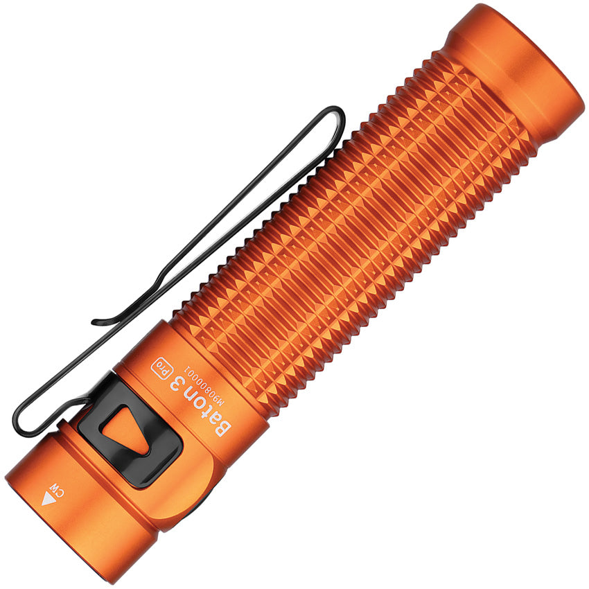 Baton 3 Pro Flashlight Orange - OLTBATON3PROGCW