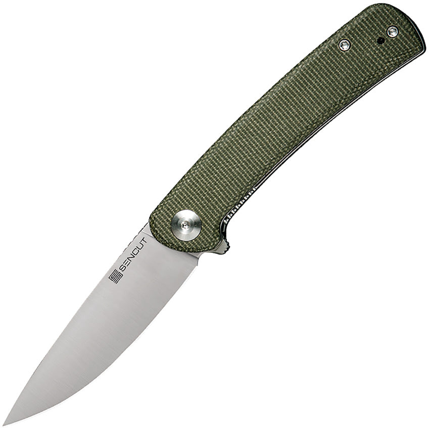 Neches Linerlock Grn Micarta - SA09C