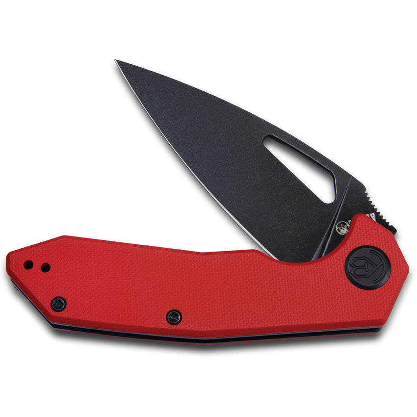 Coeus Linerlock Black Red - KUB122H