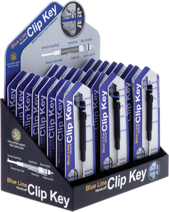 Blue Line Clip Key Display - ASP81925