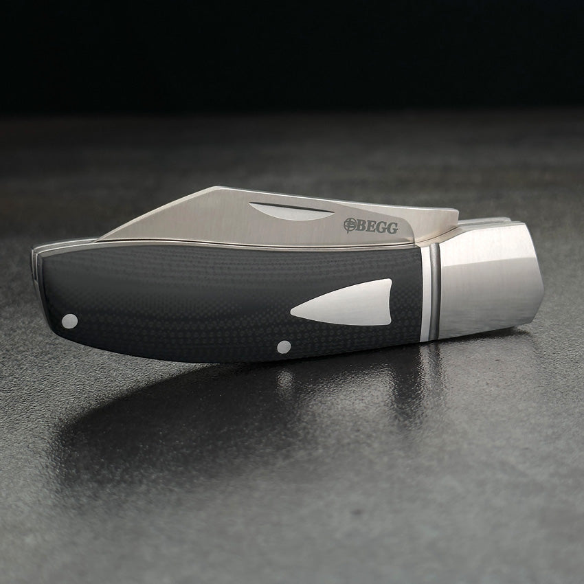 Slip Joint Sheepfoot Black G10 - BG035
